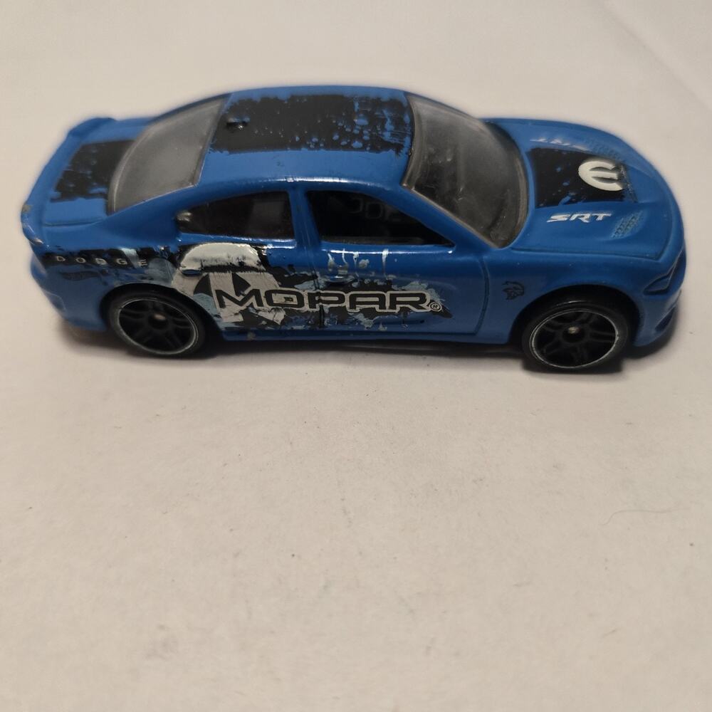 Hot Wheels Dodge Charger Drift Car 2010 New Models Blue OH5SPs - Picture 2 of 8